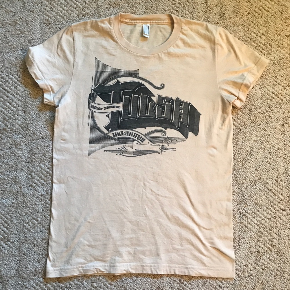 American Apparel Tulsa, Oklahoma t-shirt